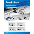 Multi-function security lock for ultrabook